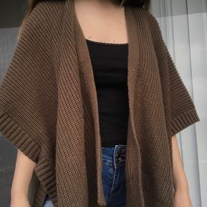 Navy green loose cardigan🍃🍐